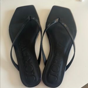 J. Crew leather Black Women's Sandals